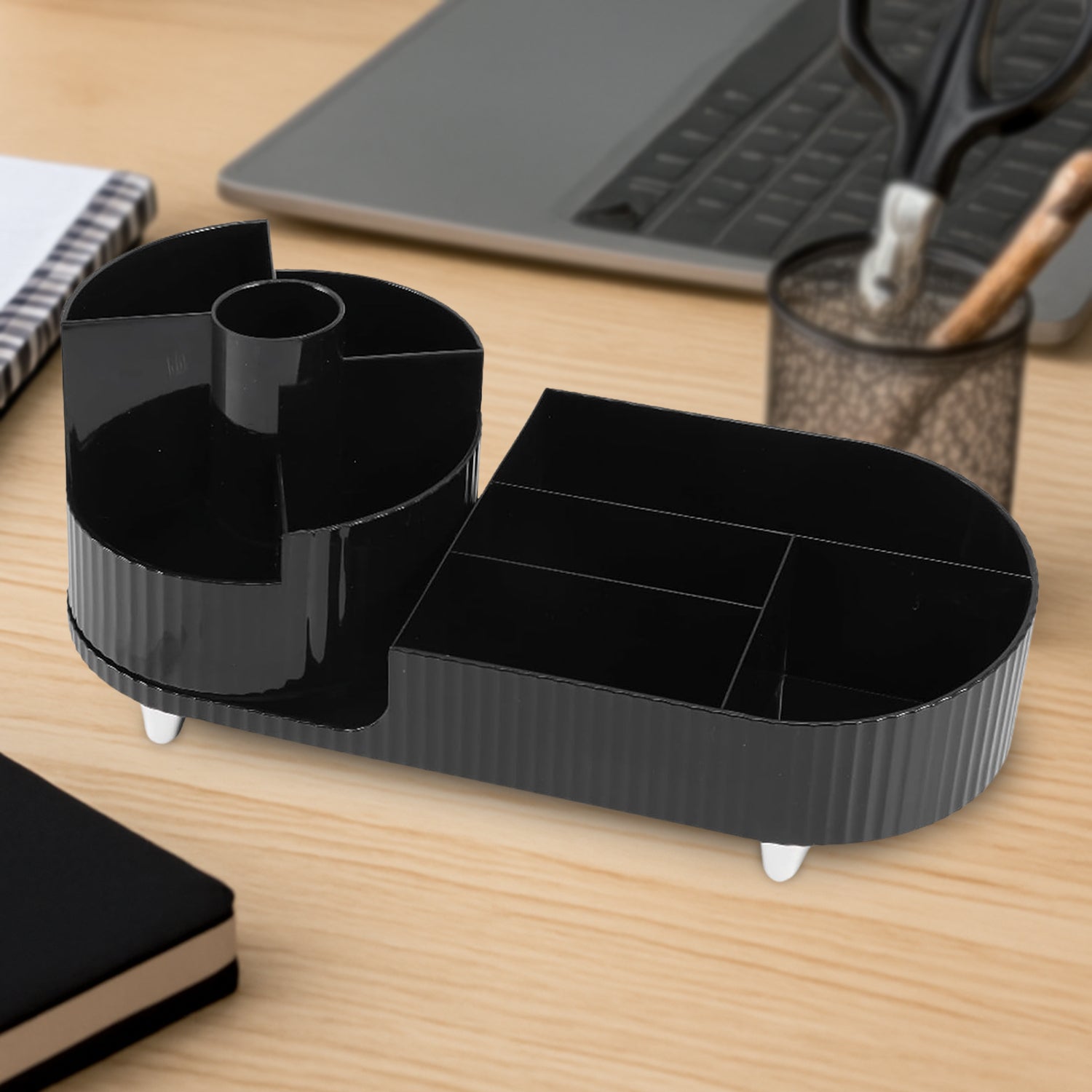 Multi Compartment Cosmetic make up organizer dressing table (1 Pc / Mix Color) Multi Compartment Cosmetic make up organizer dressing table (1 Pc / Mix Color)